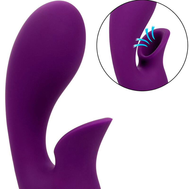 CALEXOTICS - HUNTINGTON BEACH HEARTBREAKER STIMULATOR & SUCTIONER PURPLE BY CALIFORNIA DREAMING