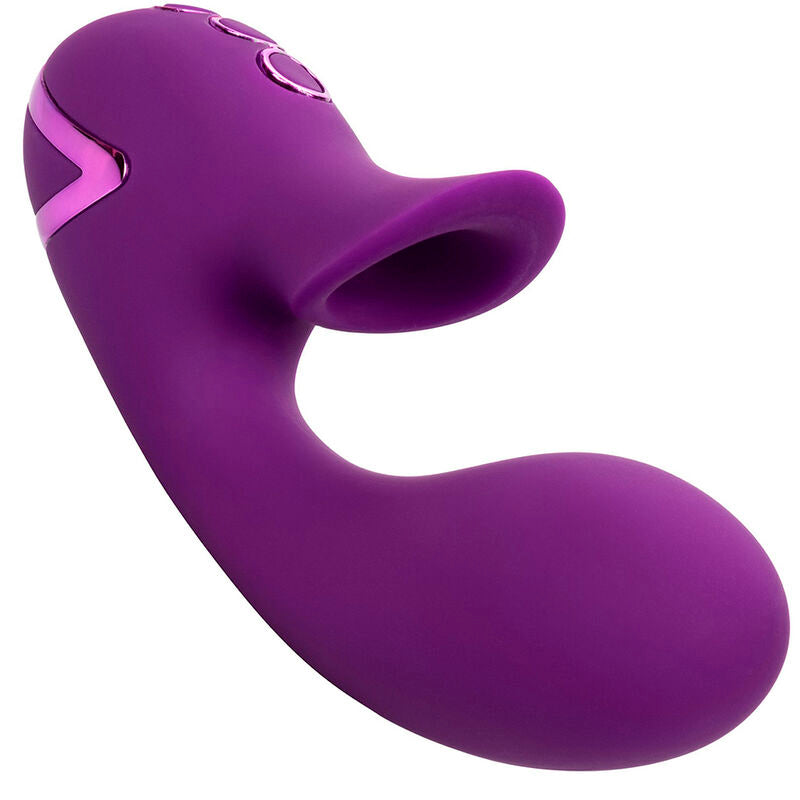 CALEXOTICS - HUNTINGTON BEACH HEARTBREAKER STIMULATOR & SUCTIONER PURPLE BY CALIFORNIA DREAMING