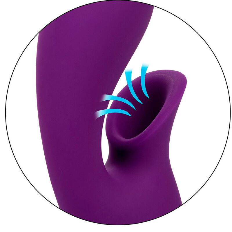 CALEXOTICS - HUNTINGTON BEACH HEARTBREAKER STIMULATOR & SUCTIONER PURPLE BY CALIFORNIA DREAMING