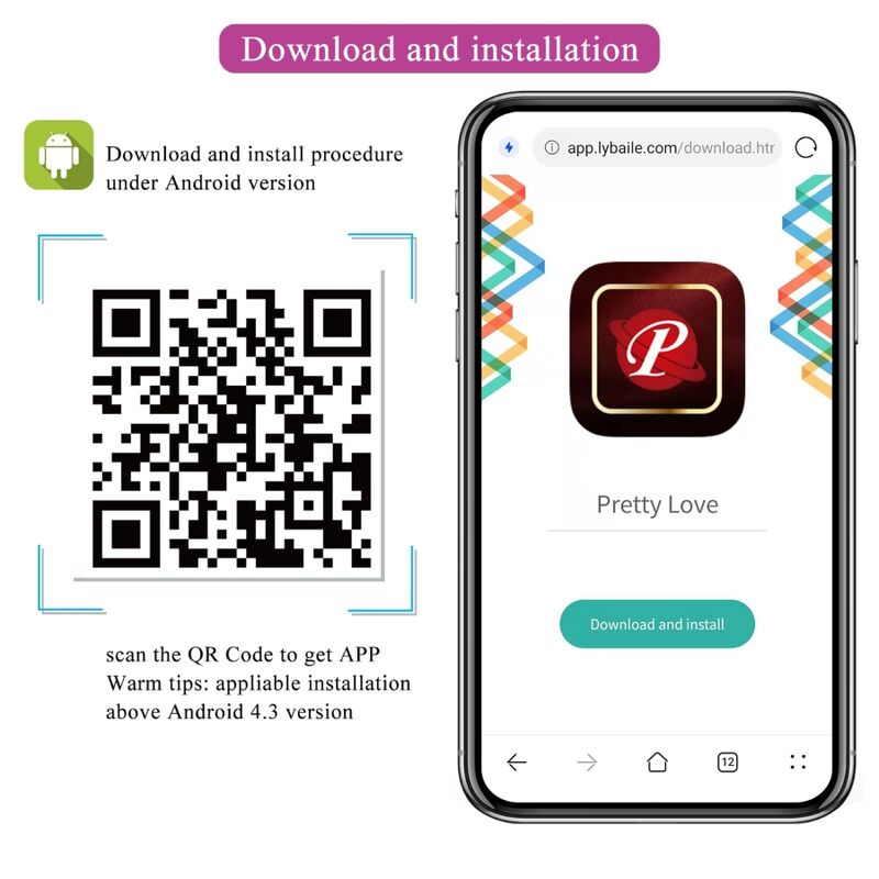 PRETTY LOVE - FISHERMAN APP CONTROLLED LILAC VIBRATING EGG
