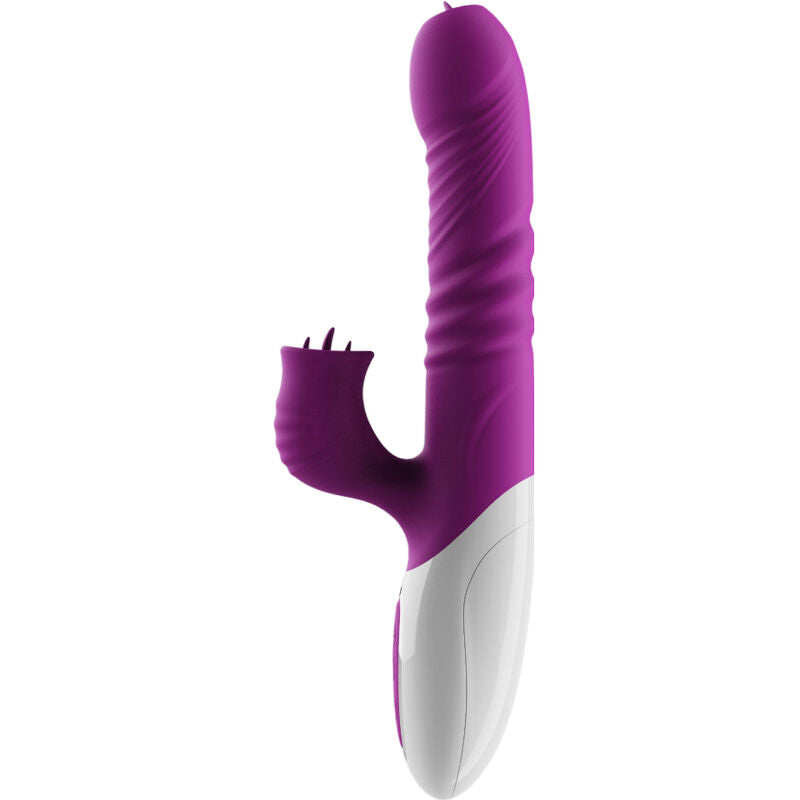 ARMONY - VIBRATOR & THRUSTING DOUBLE TONGUE HEAT EFFECT VIOLET