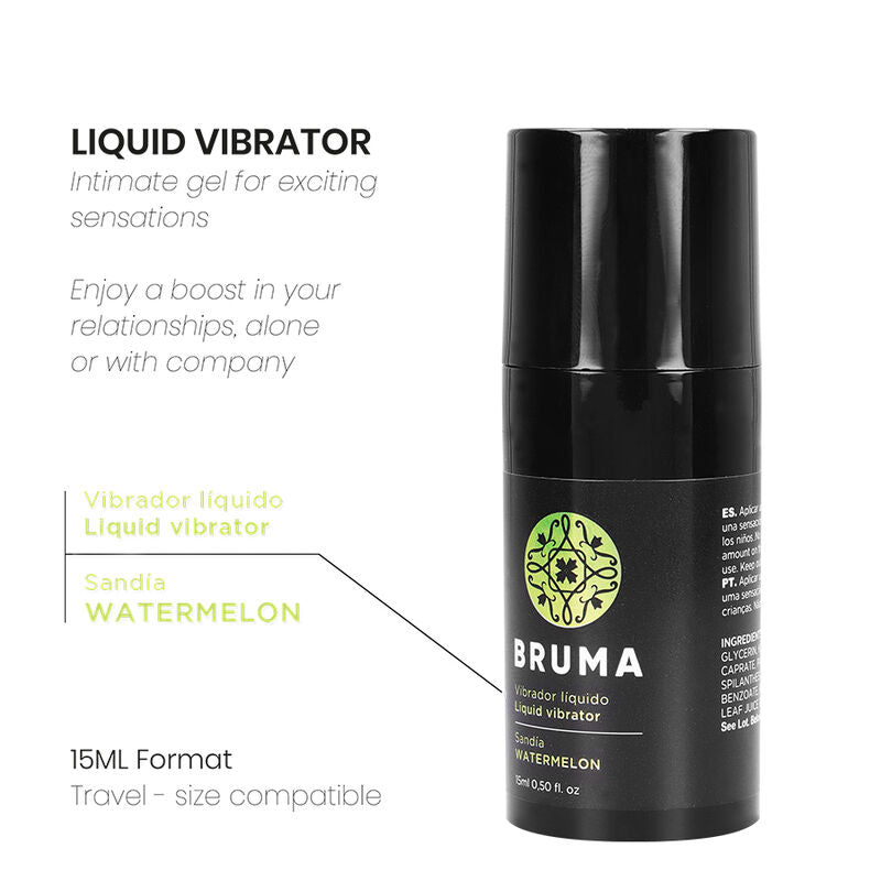 MIST - POWERFUL VIBRATING WATERMELON LIQUID GEL 15 ML