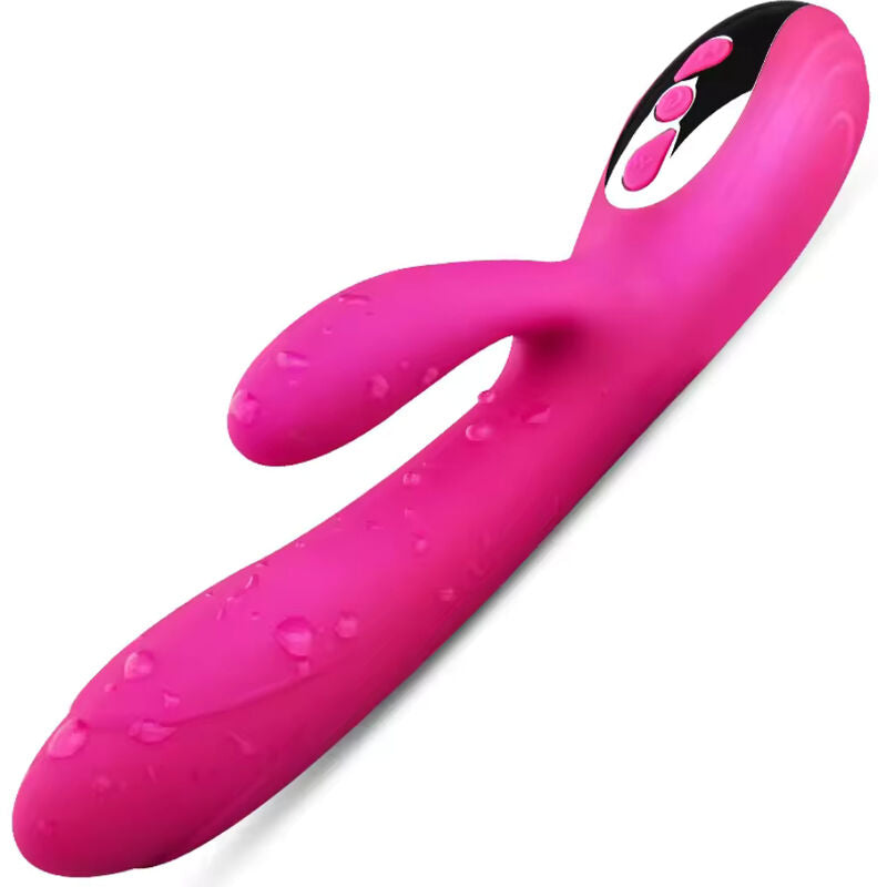 ARMONY - FLEXIBLE VIBRATOR & STIMULATOR WITH HEAT EFFECT FUCHSIA