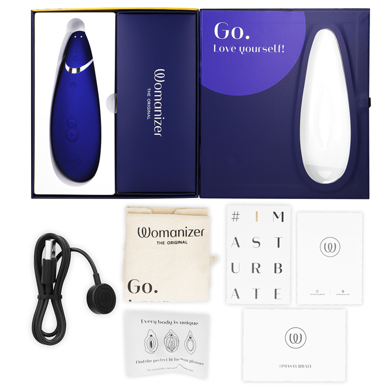 WOMANIZER - PREMIUM 2 BLUEBERRY CLITORIS STIMULATOR