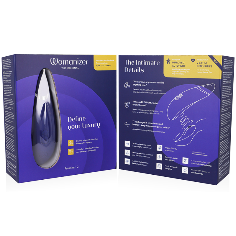 WOMANIZER - PREMIUM 2 BLUEBERRY CLITORIS STIMULATOR