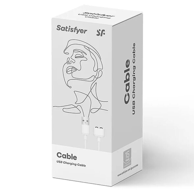 SATISFYER - WHITE USB CHARGER CABLE