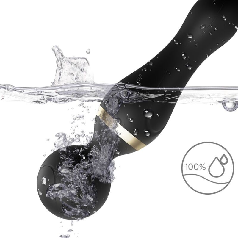 ARMONY - FREEZA MASSAGER & VIBRATOR FLEXIBLE HEAD BLACK