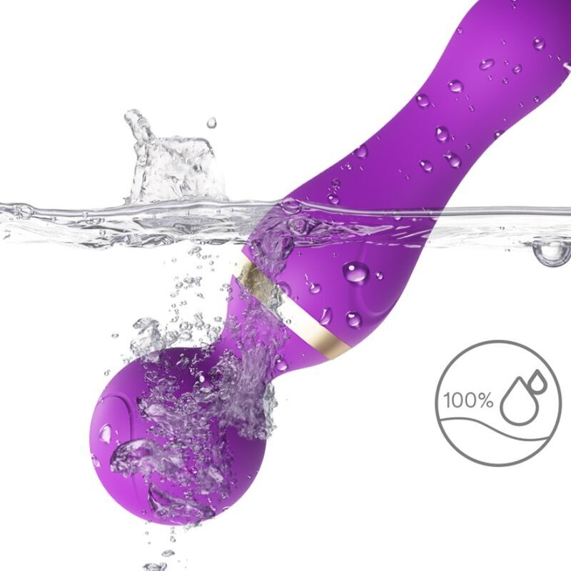 ARMONY - FREEZA FLEXIBLE HEAD MASSAGER & VIBRATOR VIOLET