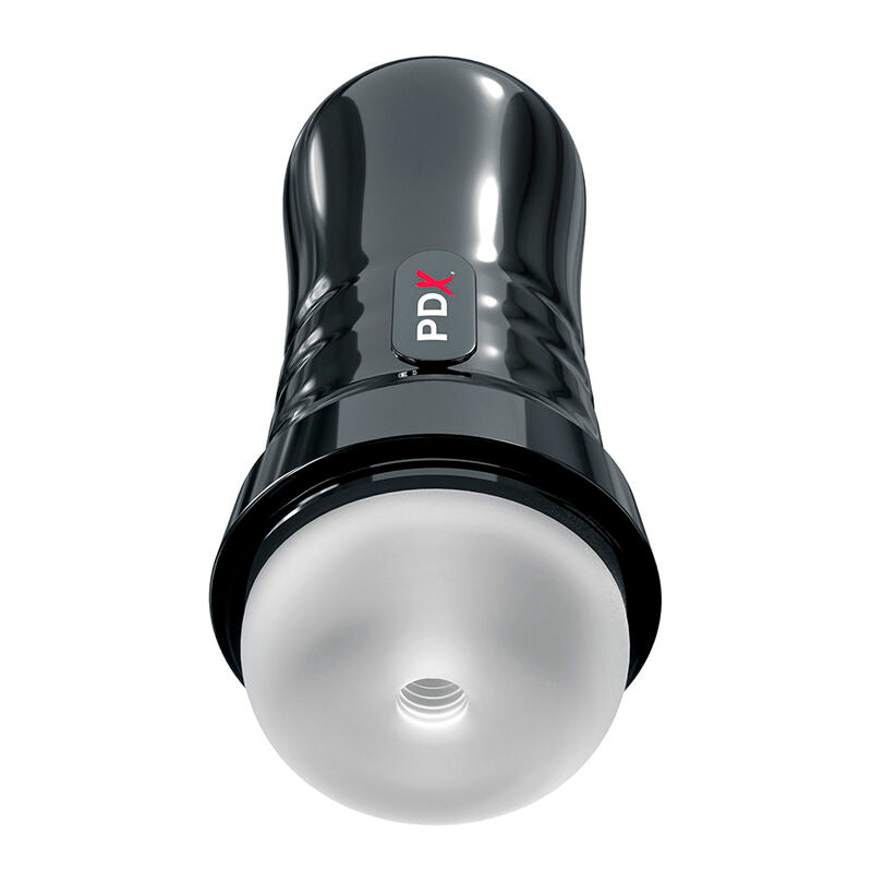 PDX EXTREME - SLIDE & GLIDE TRANSPARENT SELF-LUBRICATING MASTURBATOR
