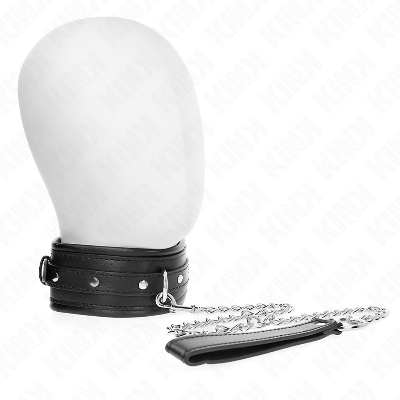 KINK - 65 CM BELT COLLAR WITH SHINY BUCKLE 48.5 CM X 5.3 CM