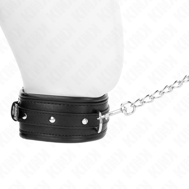 KINK - 65 CM BELT COLLAR WITH SHINY BUCKLE 48.5 CM X 5.3 CM