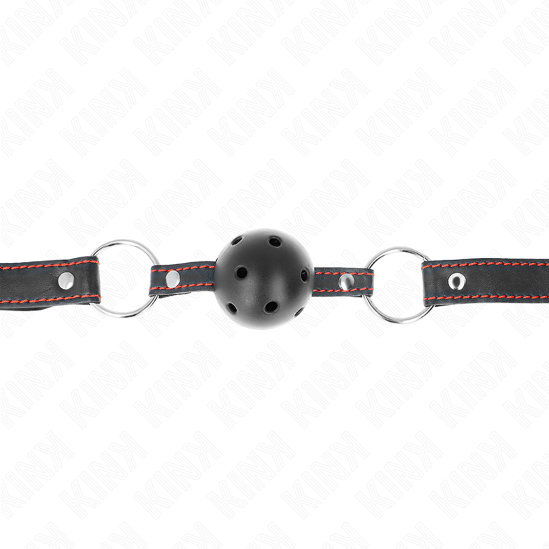 KINK - 4.5 CM BLACK HARD HOLLOW BALL GAG MODEL 2 65 x 2.5 CM