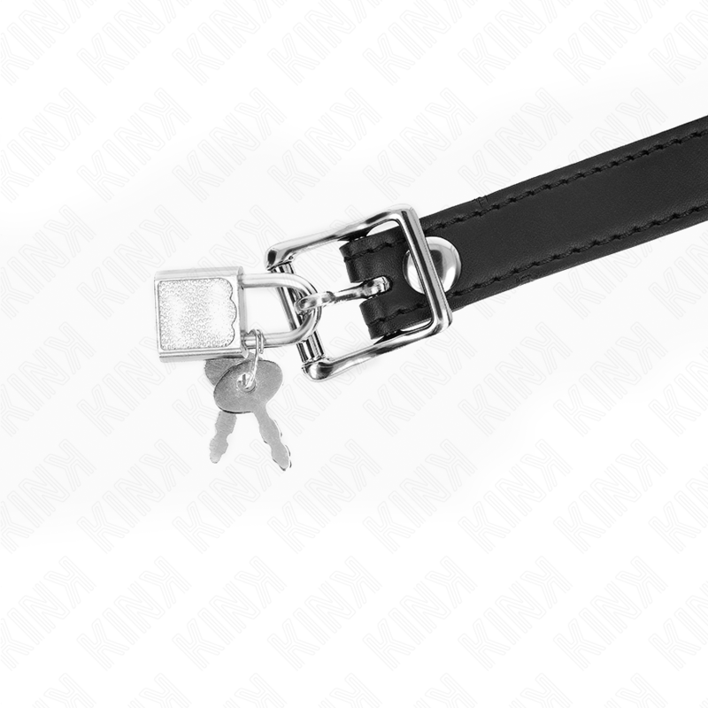 KINK - 4 CM SILICONE BALL GAG WITH PADLOCK 60 x 2 CM