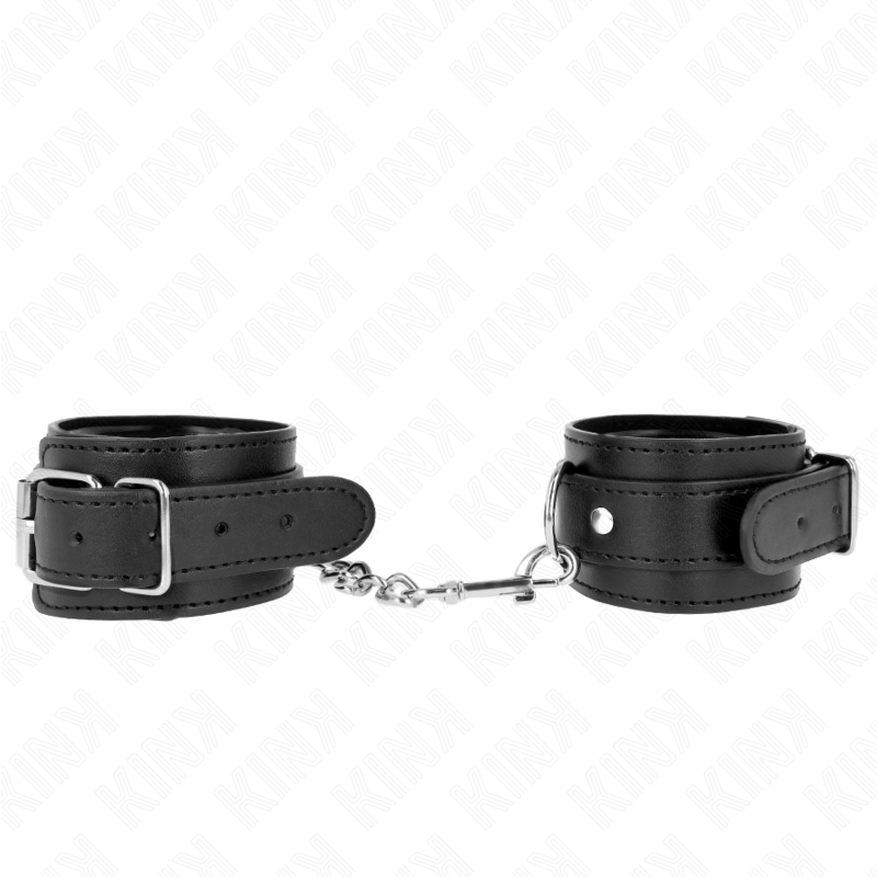KINK - THIN BLACK ADJUSTABLE WRISTBANDS 21-33 CM