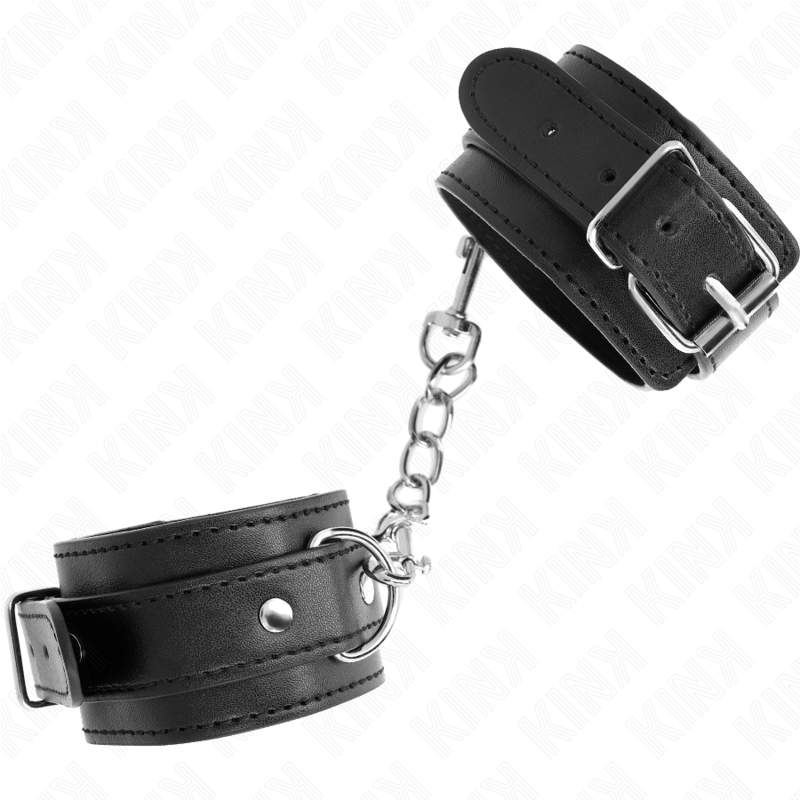 KINK - THIN BLACK ADJUSTABLE WRISTBANDS 21-33 CM