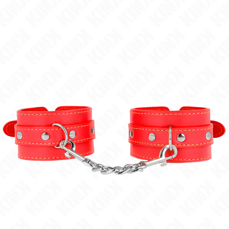 KINK - RED THIN WRISTBANDS ADJUSTABLE 21-33 CM