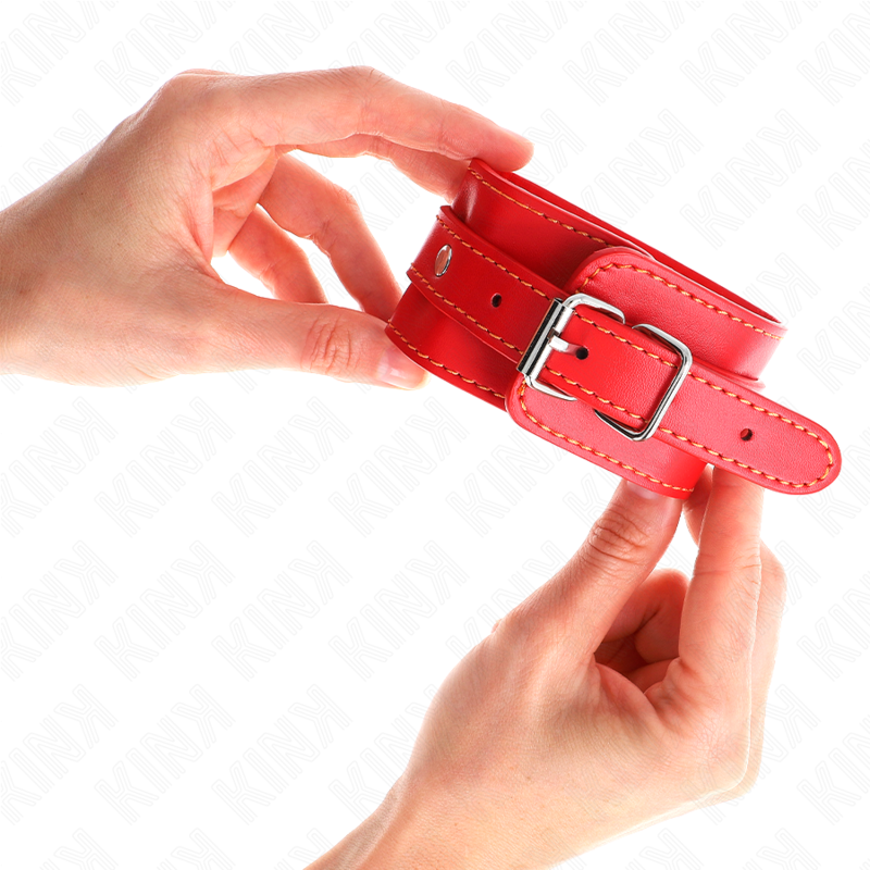 KINK - RED THIN WRISTBANDS ADJUSTABLE 21-33 CM