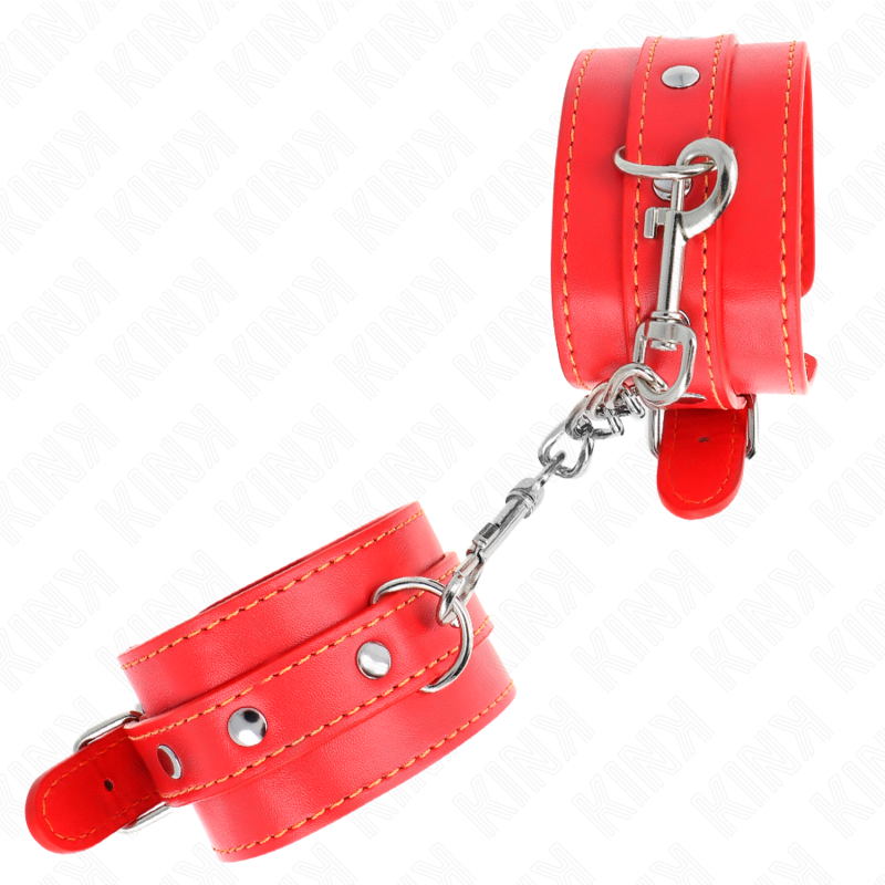 KINK - RED THIN WRISTBANDS ADJUSTABLE 21-33 CM