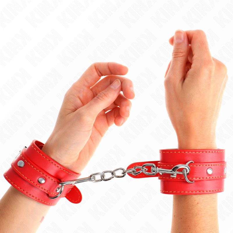 KINK - RED THIN WRISTBANDS ADJUSTABLE 21-33 CM