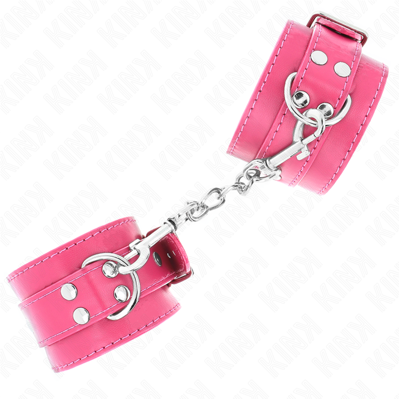 KINK - FUCHSIA WRISTBANDS WITH FUCHSIA DETAILS ADJUSTABLE 20-28 CM X 5.5 CM