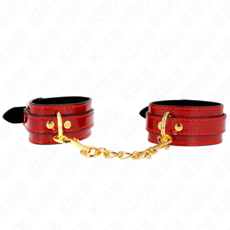 KINK - JOANNA ANGEL RED ADJUSTABLE WRISTBAND WITH GOLD CHAIN 16.5-26 CM X 4 CM