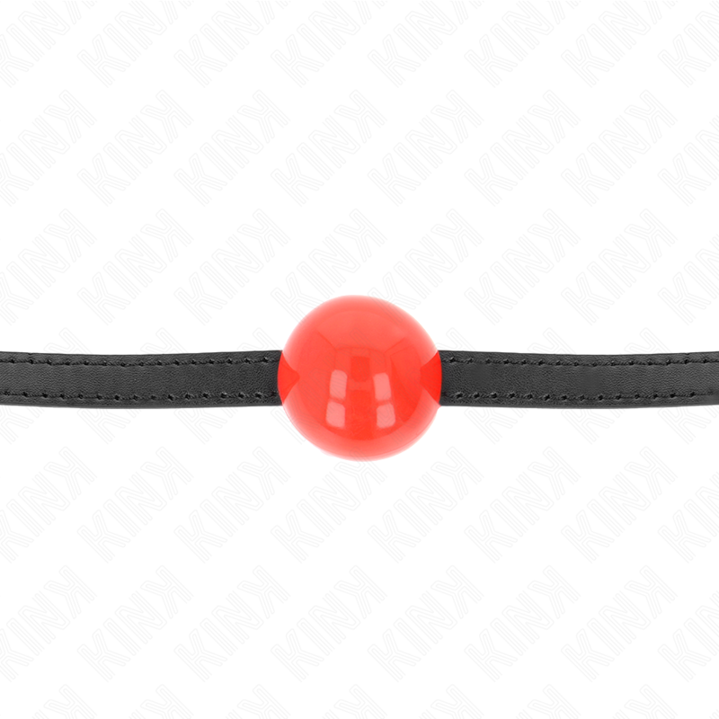 KINK - 4 CM SOLID SIMPLE RED BALL GAG 65 x 1.5 CM
