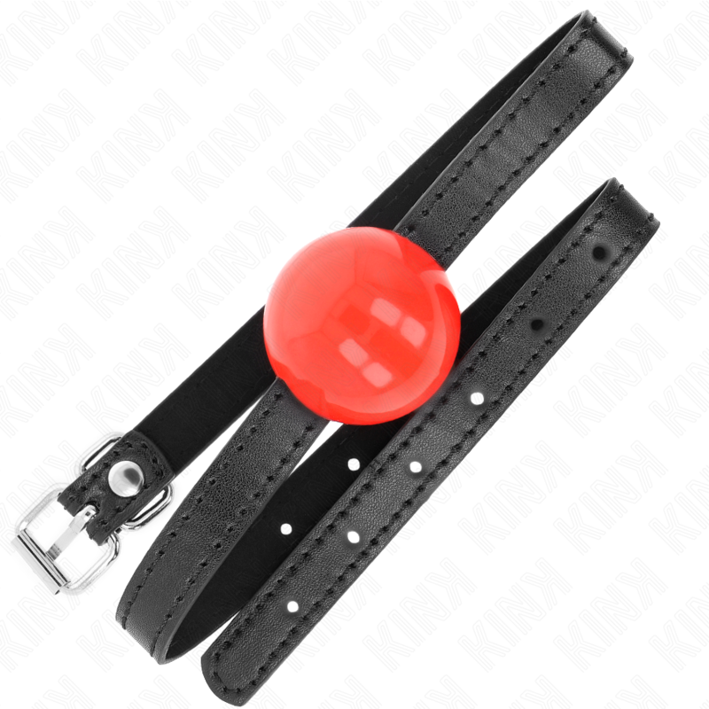 KINK - 4 CM SOLID SIMPLE RED BALL GAG 65 x 1.5 CM