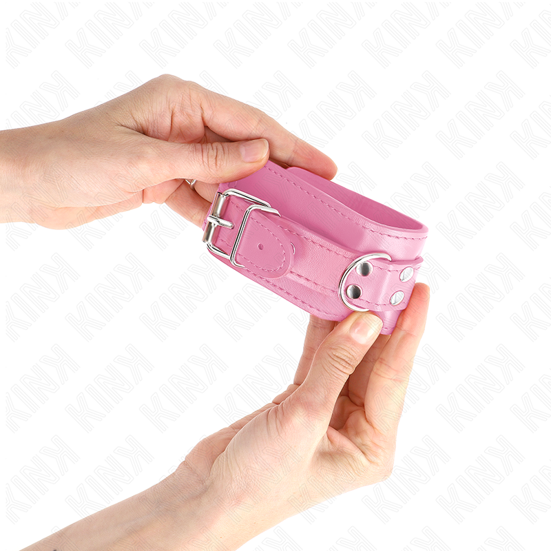 KINK - SIMPLE PINK ADJUSTABLE WRISTBANDS 20-23 CM X 5.5 CM