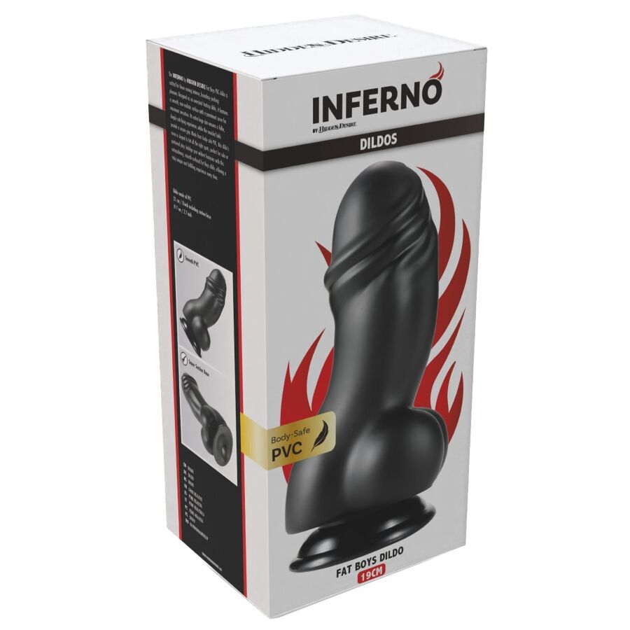 HIDDEN DESIRE - INFERNO FAT BOYS DILDO 19 CM