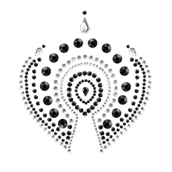 BIJOUX - INDISCRETS FLAMBOYANT BLACK & SILVER