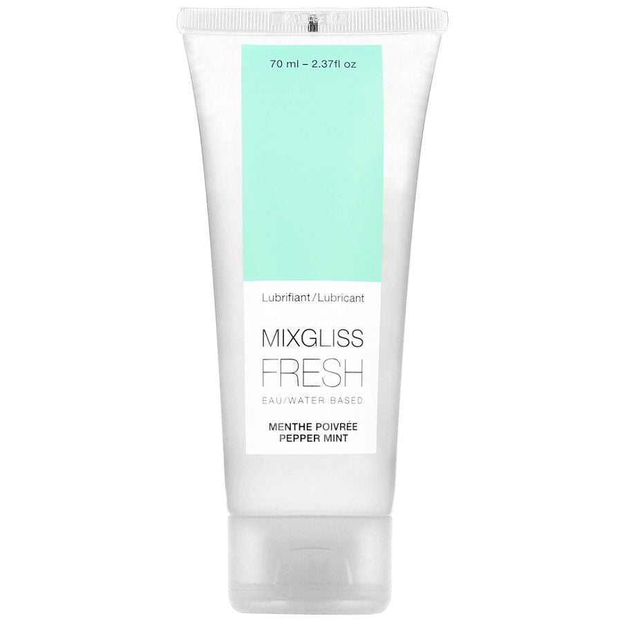 MIXGLISS - WATER-BASED COLD EFFECT MINT FLAVOR LUBRICANT 70 ML