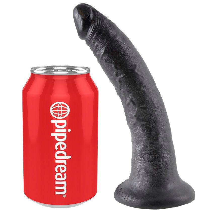 KING COCK - 7 BLACK PENIS 17.8 CM