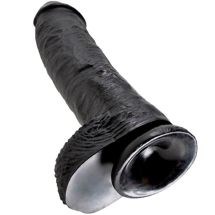 KING COCK - 10 REALISTIC BLACK PENIS 26.5 CM