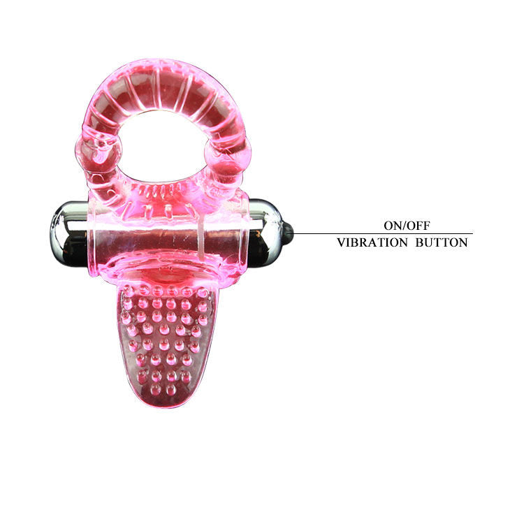 DANCE - SWEET ABS 10 RHYTHMS RING VIBRATING PENIS RING PINK