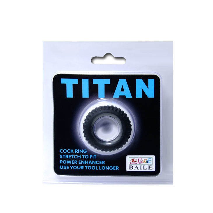 DANCE - TITAN COCKRING BLACK 1.9 CM