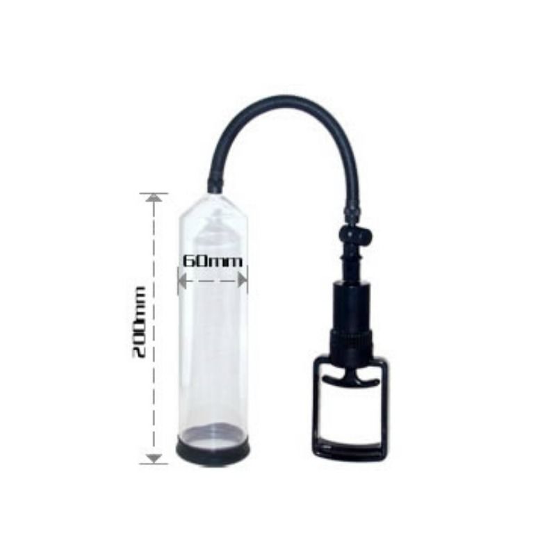 BAILE - ERECTION PUMP WITH VAGINA NOZZLE AND 20 CM