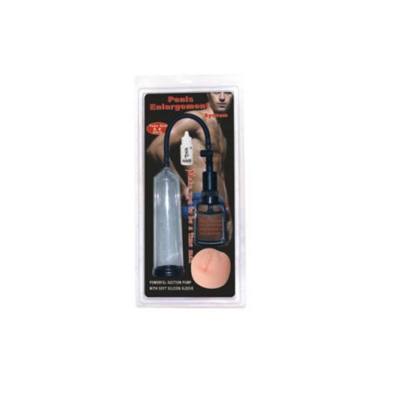 BAILE - ERECTION PUMP WITH VAGINA NOZZLE AND 20 CM