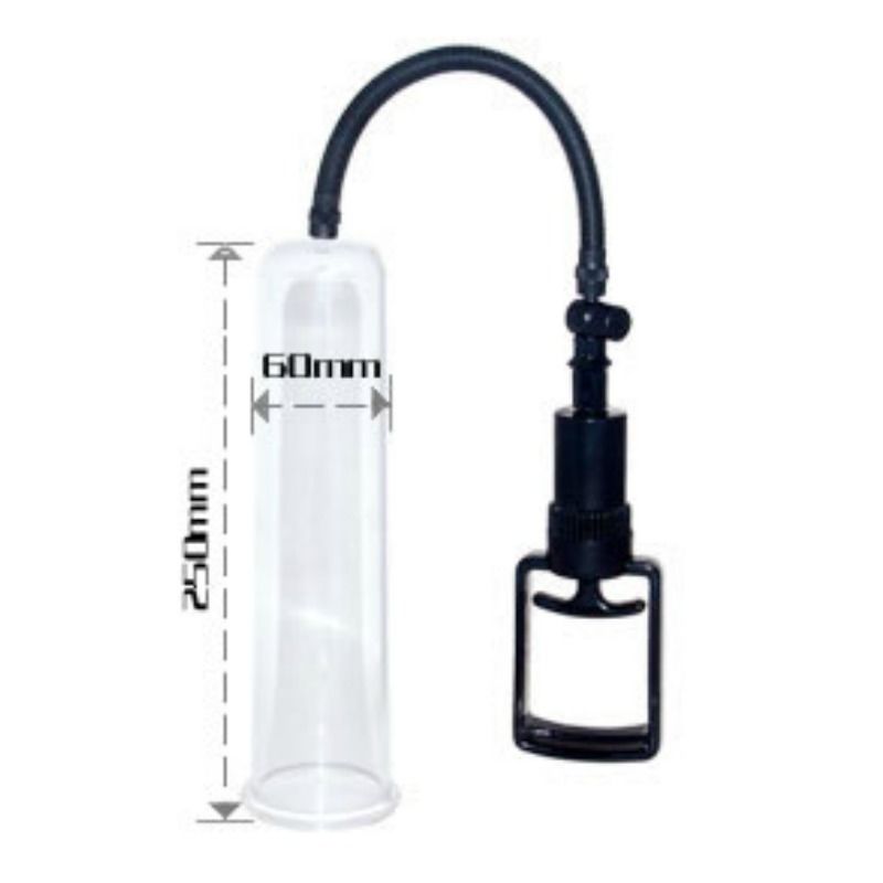 BAILE - ERECTION PUMP WITH VAGINA NOZZLE AND 25 CM