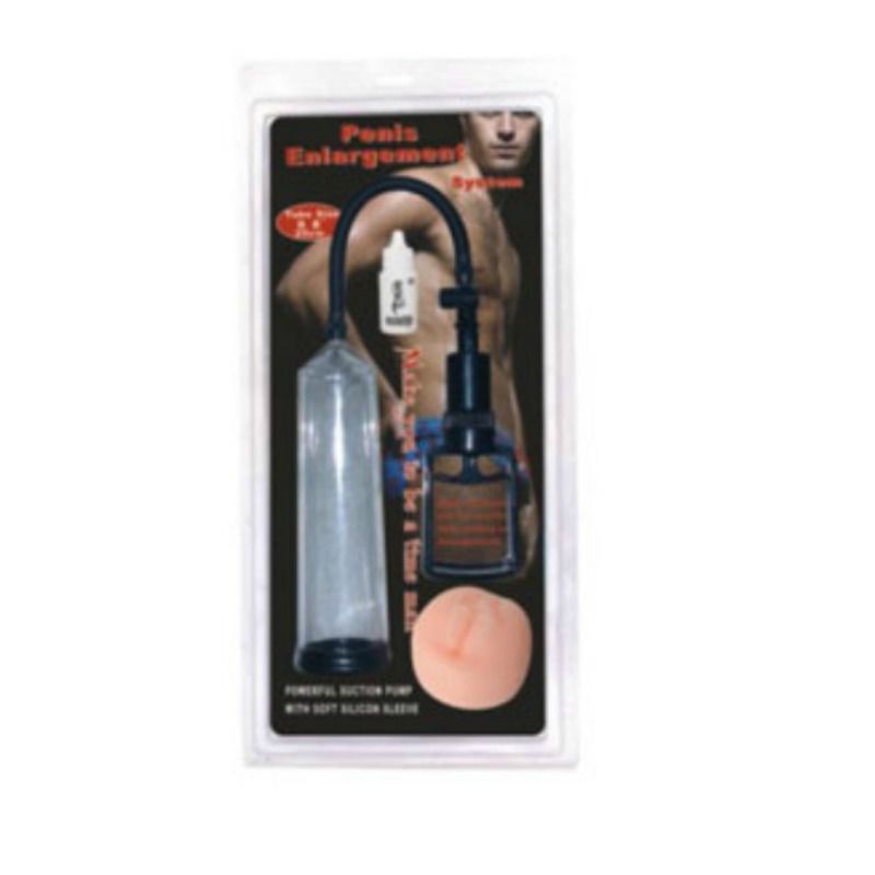 BAILE - ERECTION PUMP WITH VAGINA NOZZLE AND 25 CM