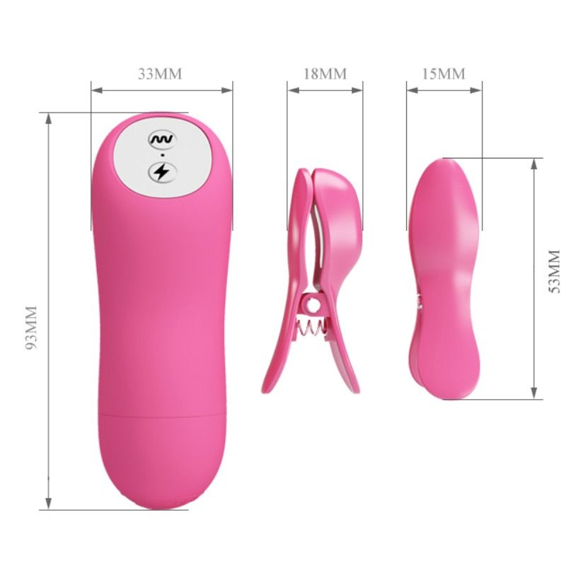 DANCE - ROMANTIC WAVE PIZAS WITH VIBRATION AND FUCHSIA ELECTROSHOCK
