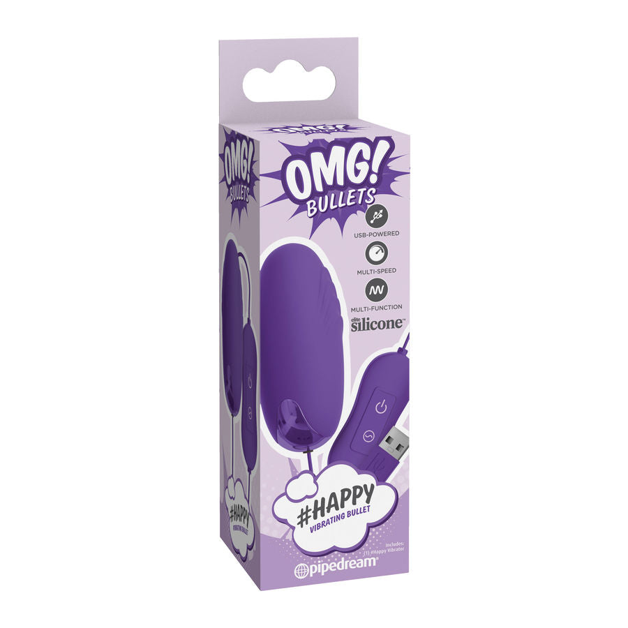 OMG - HAPPY POWERFUL LILAC BULLET VIBRATOR