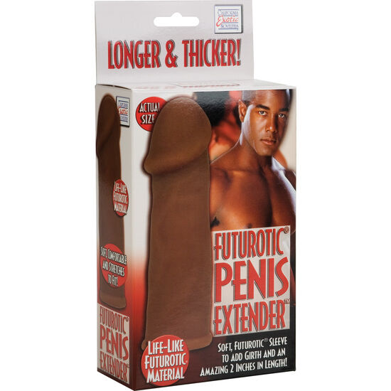CALEXOTICS - FUTUROTIC BROWN PENIS EXTENSION COVER