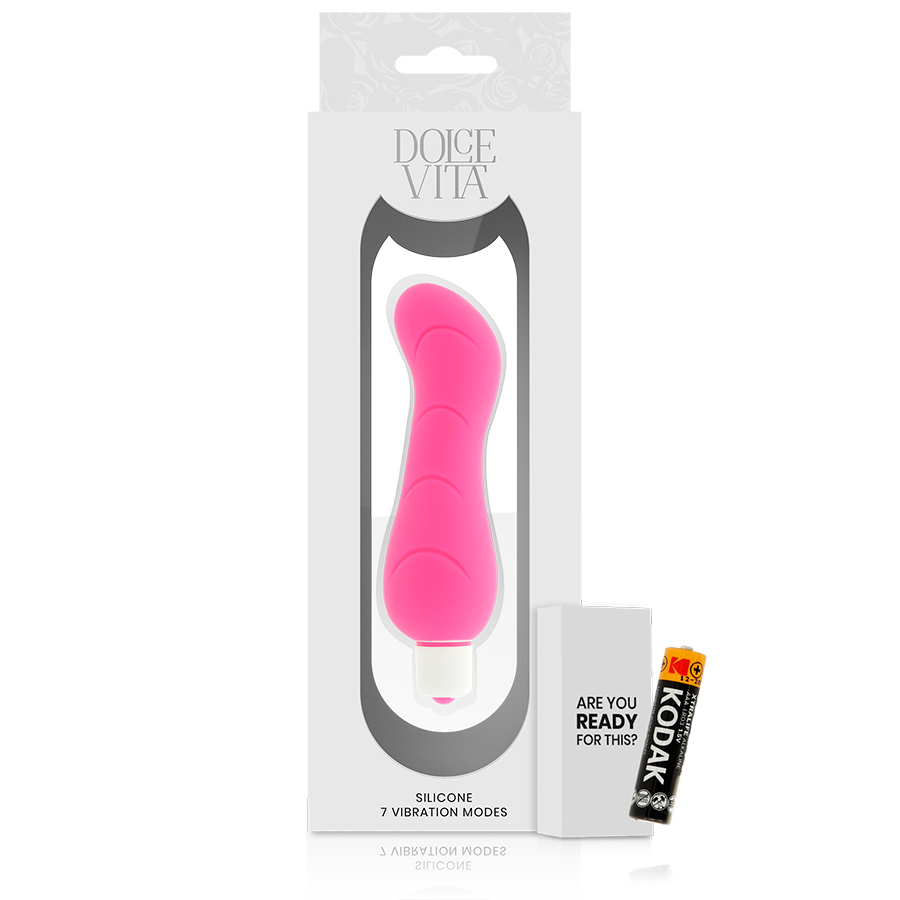 DOLCE VITA - G-SPOT PINK SILICONE VIBRATOR