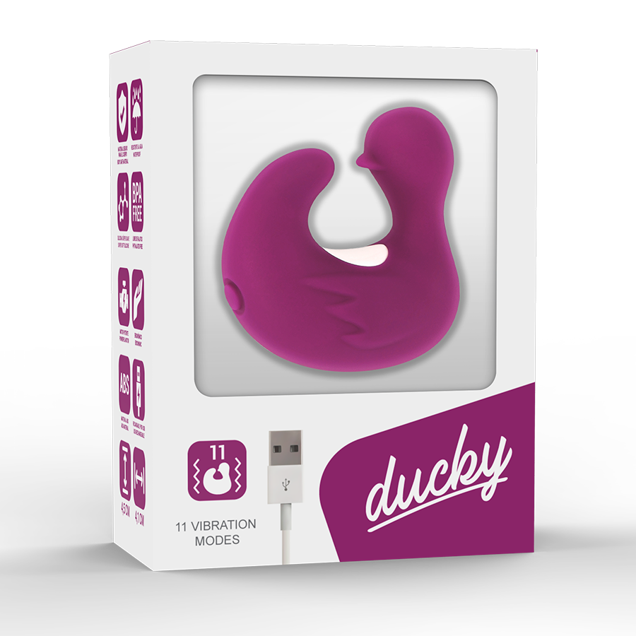 COVERME - DEDAL PATO ESTIMULADOR DE SILICONA RECARGABLE DUCKYMANIA