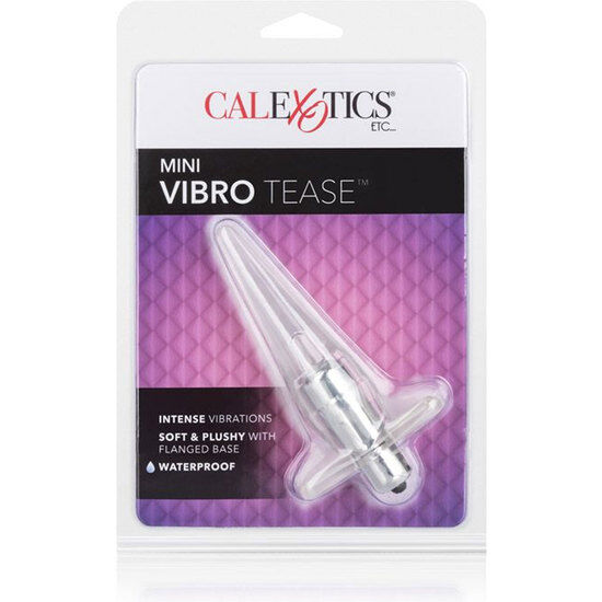 CALEXOTICS - PLUG MINI VIBRO TEASE VIBRATOR TRANSPARENT