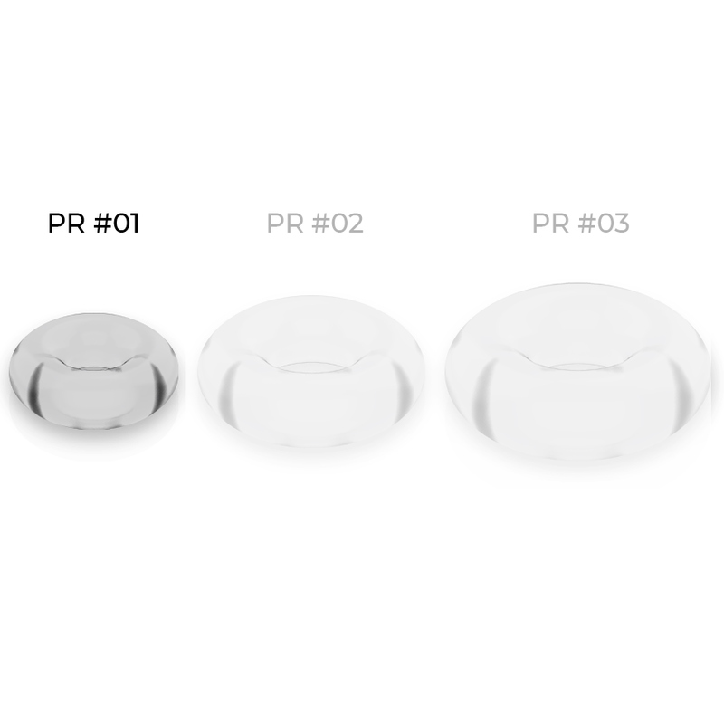POWERING - SUPER FLEXIBLE Y RESISTENTE ANILLO PENE 3.5CM CLEAR