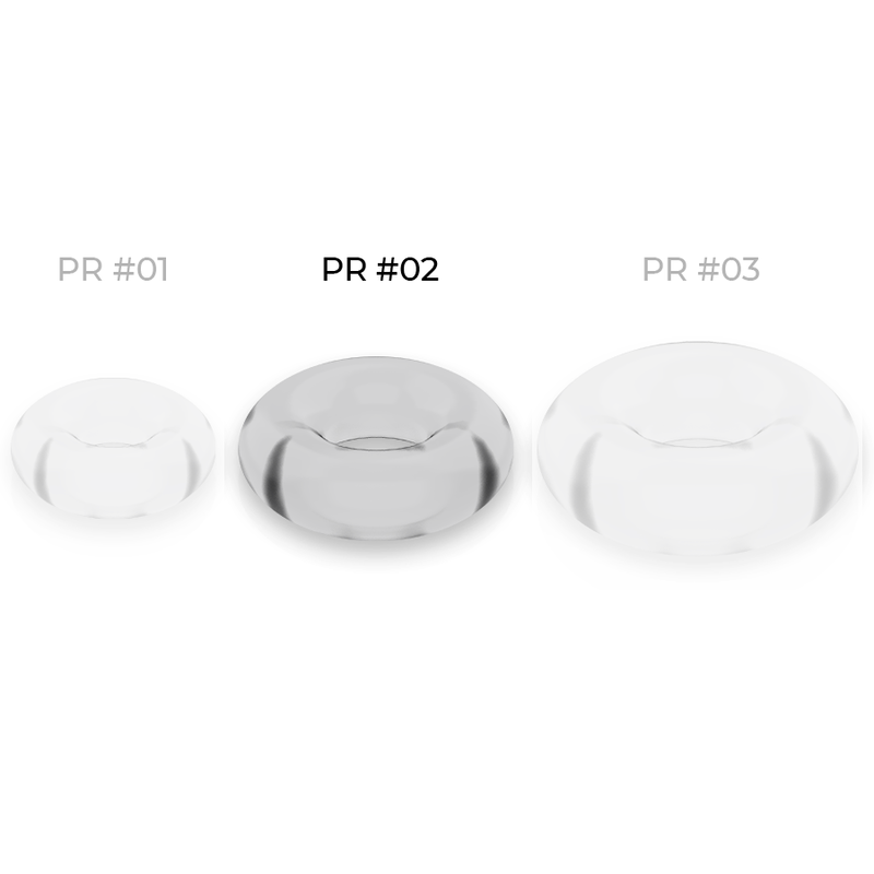 POWERING - SUPER FLEXIBLE Y RESISTENTE ANILLO PENE 4.5CM CLEAR