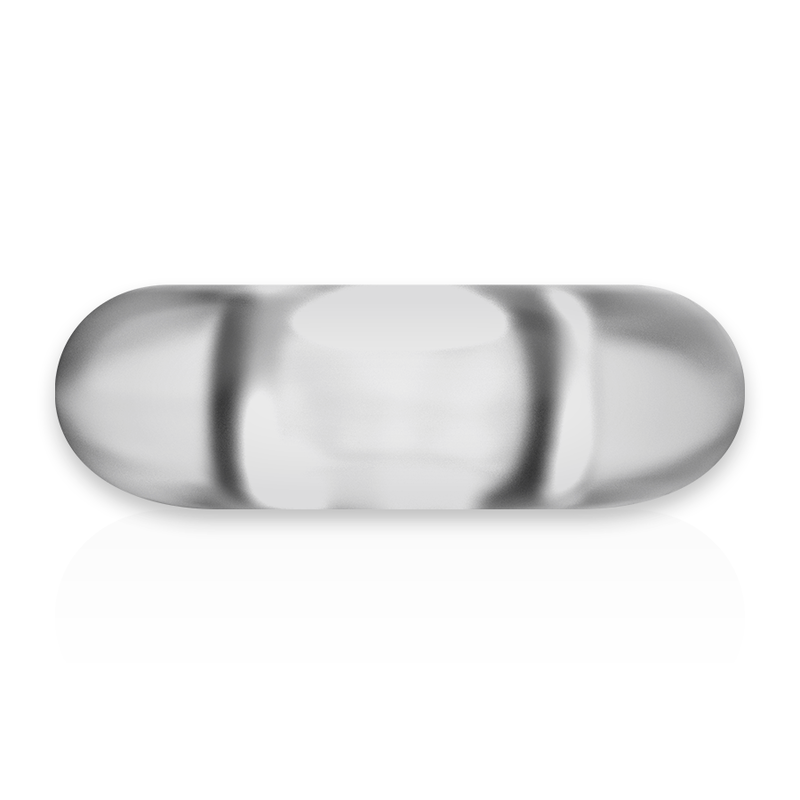 POWERING - SUPER FLEXIBLE Y RESISTENTE ANILLO PENE 4.5CM CLEAR