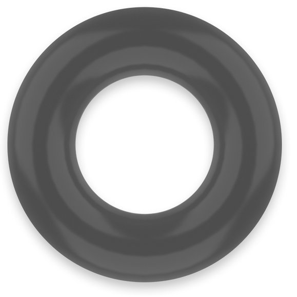 POWERING - SUPER FLEXIBLE Y RESISTENTE ANILLO PENE 3.8CM PR04 NEGRO