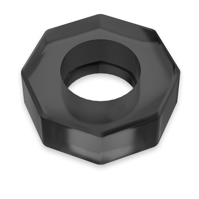 POWERING - SUPER FLEXIBLE Y RESISTENTE ANILLO PENE 5CM PR10 NEGRO